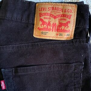 Levi's Men's Corduroy Pants in Dark Brown